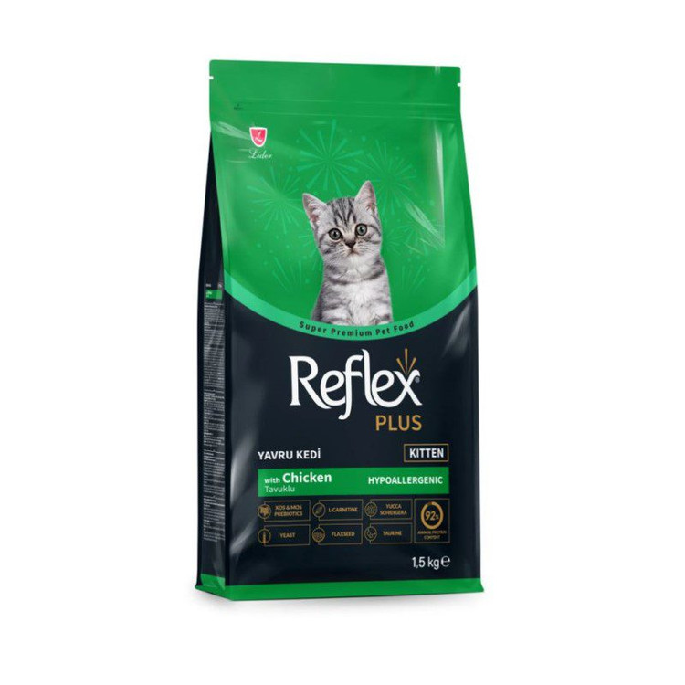 غذای خشک بچه گربه رفلکس پلاس طعم مرغ